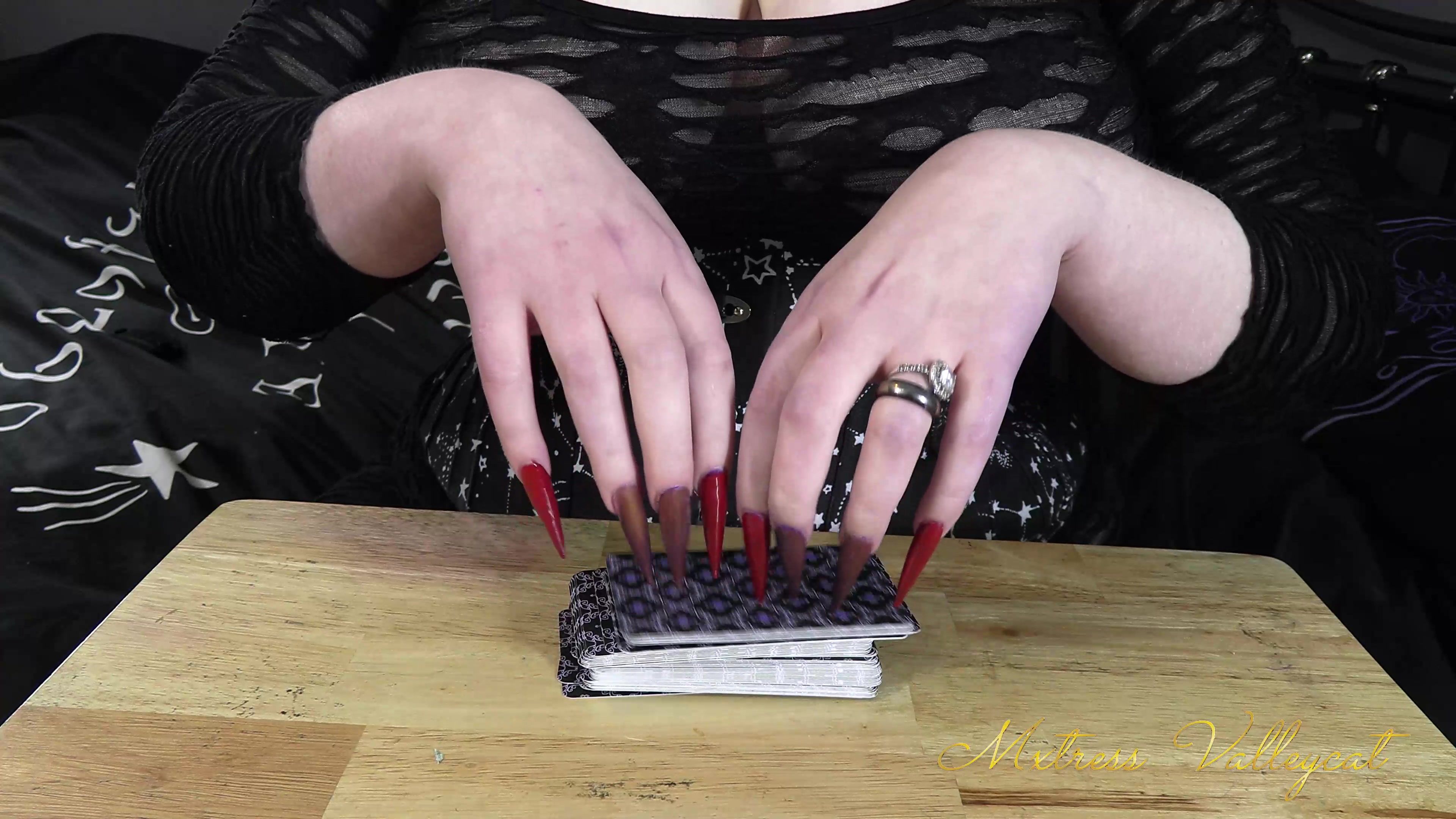 Red Stiletto Nail Tarot Stills