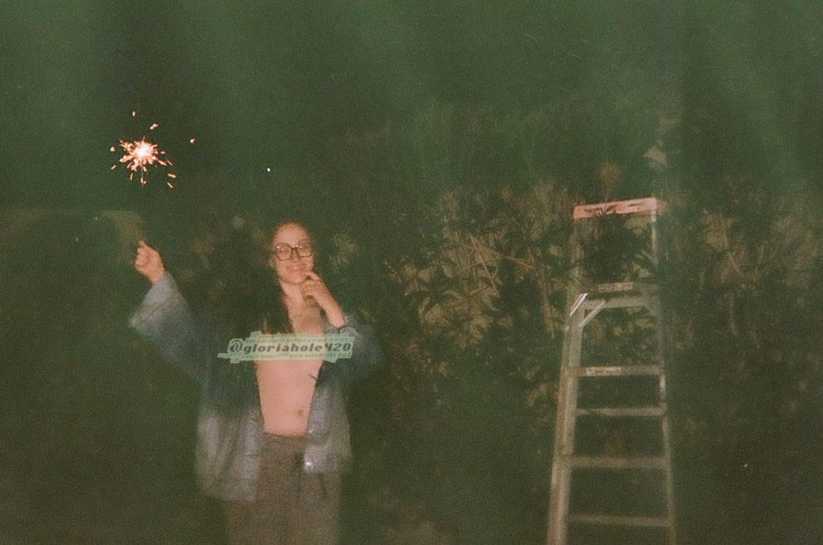 Titties + Sparklers In The Backyard (Film Photos)