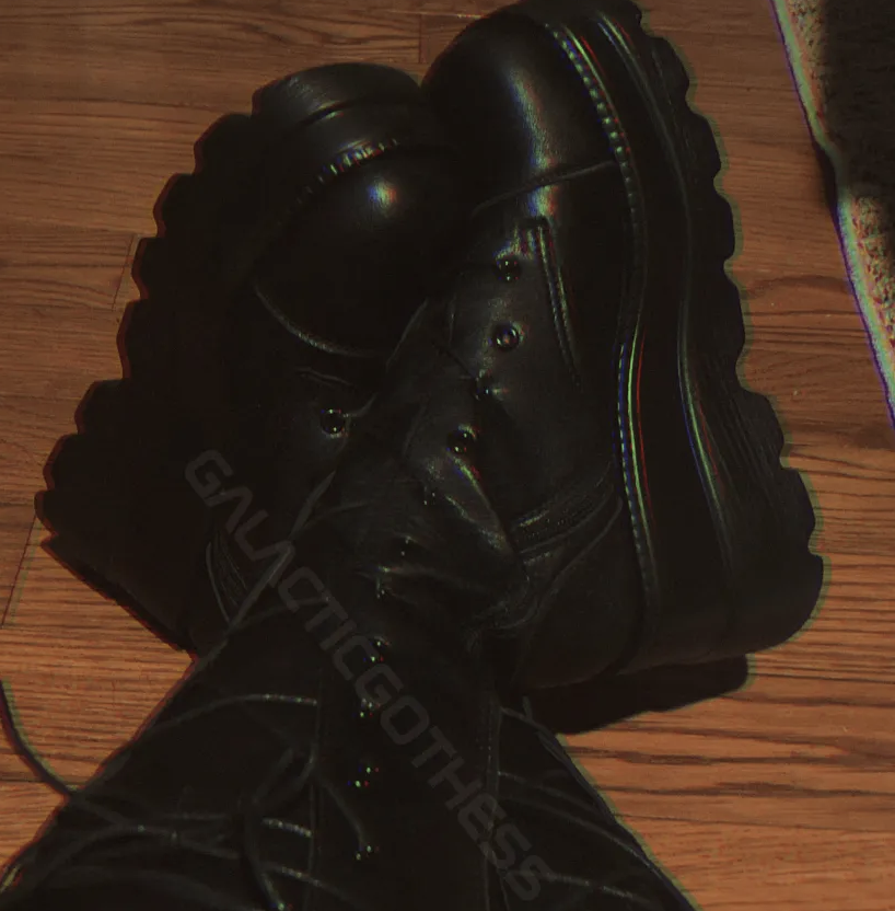 Worship My Knee-High Goth Boots