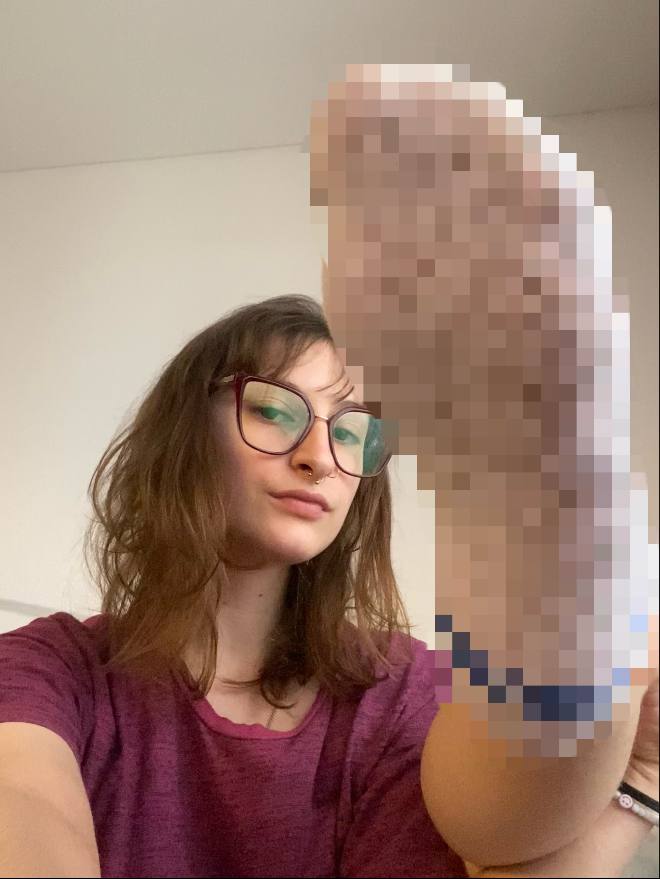 Censored White Socks