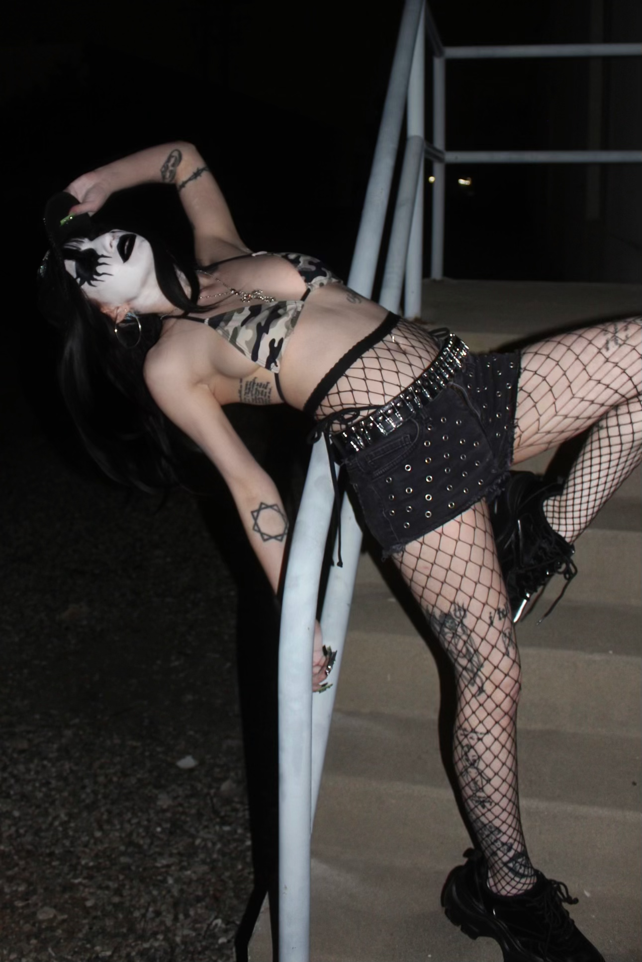 Hot Goth Clown Domme Photoset