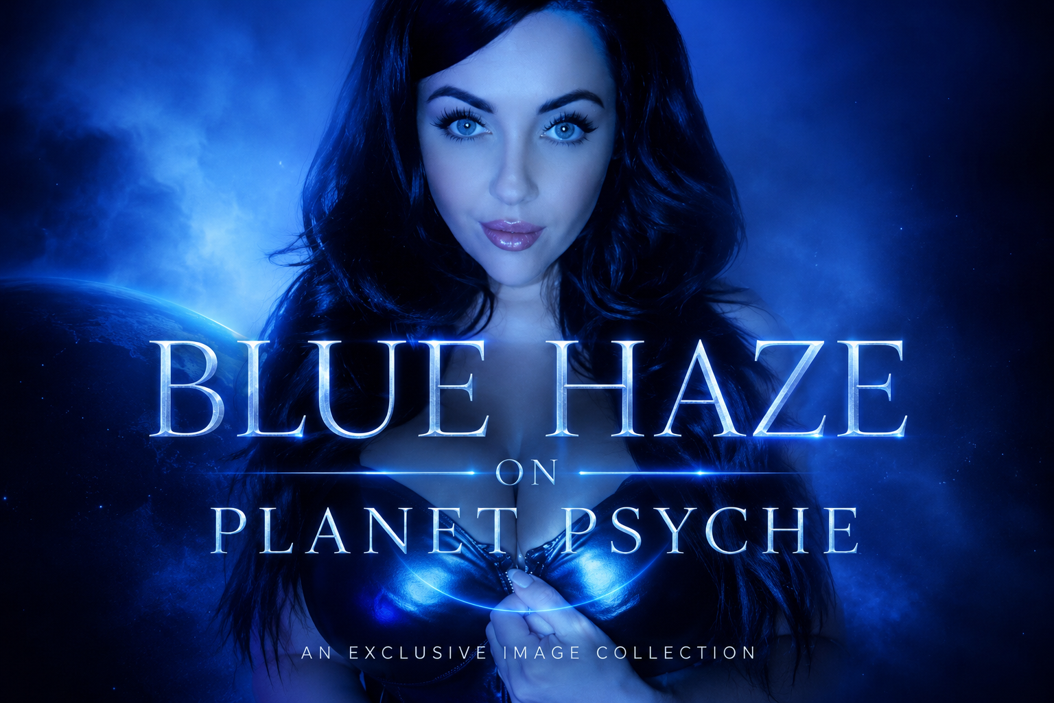 Blue Haze On Planet Psyche- Cosmically Curated Photo Set