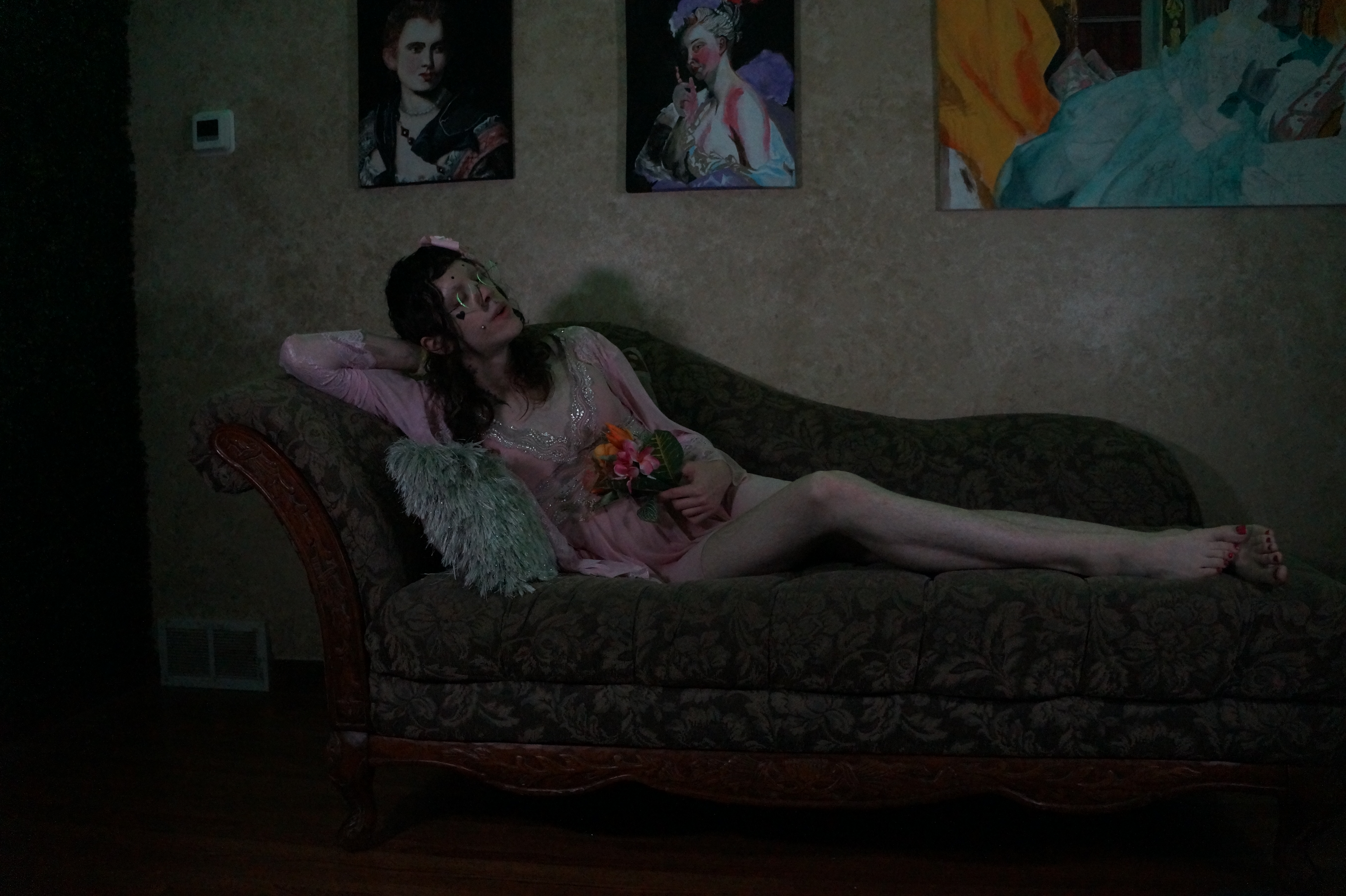 Moody Boudoir With Beautiful Trans Woman