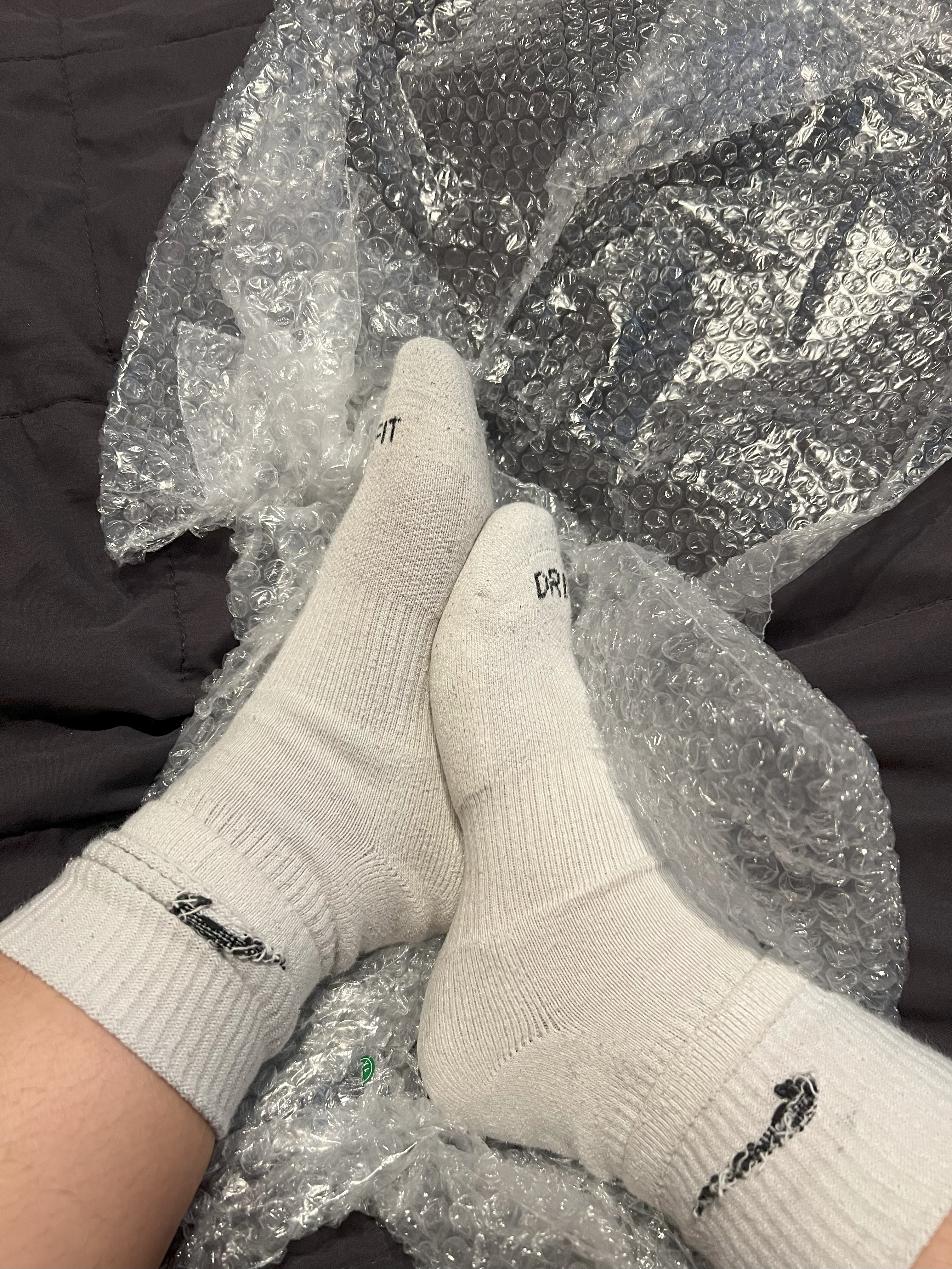 My Sweaty Socks On Bubble Wrap ;)