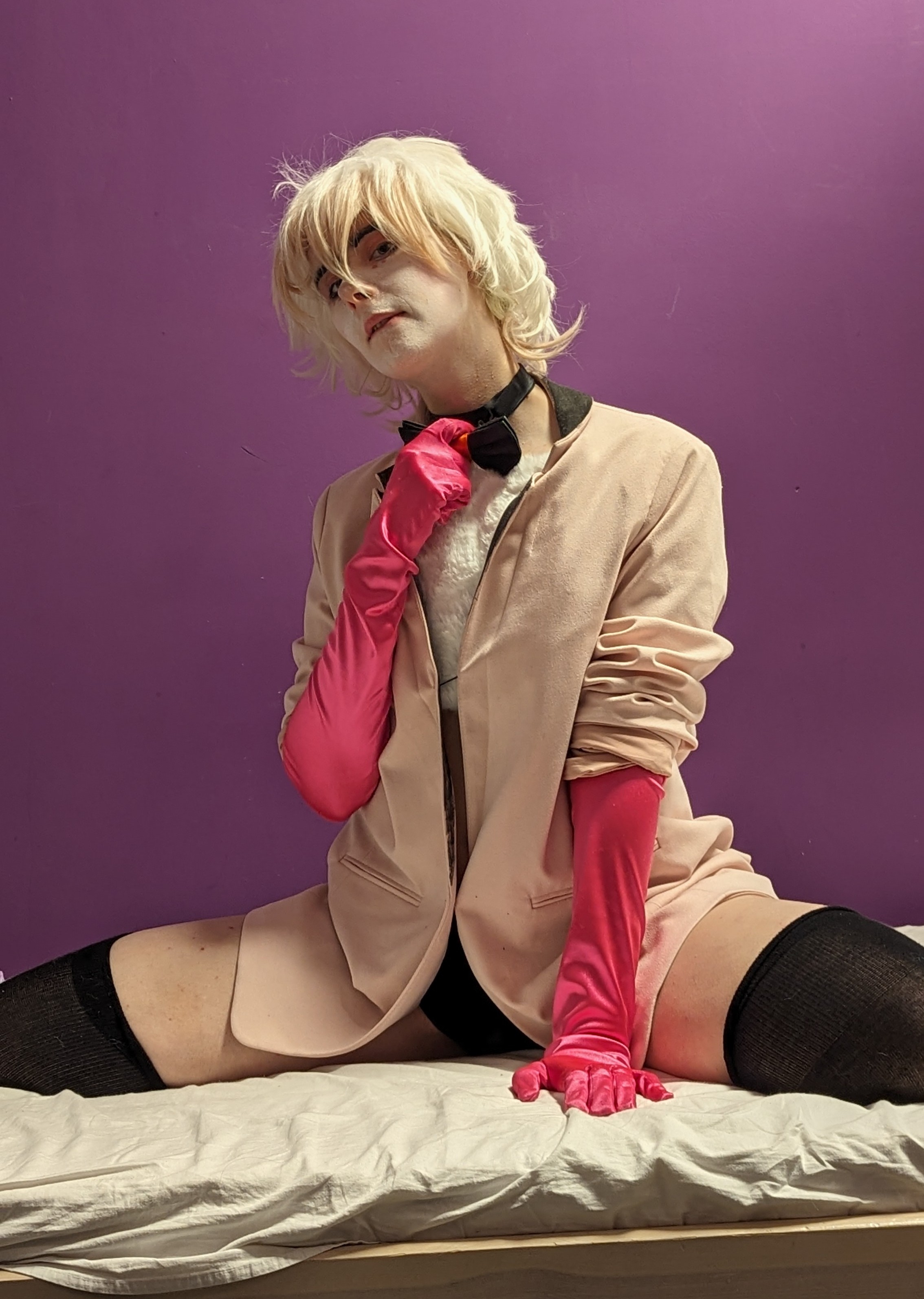 Angel Dust Cosplay In A Hotel