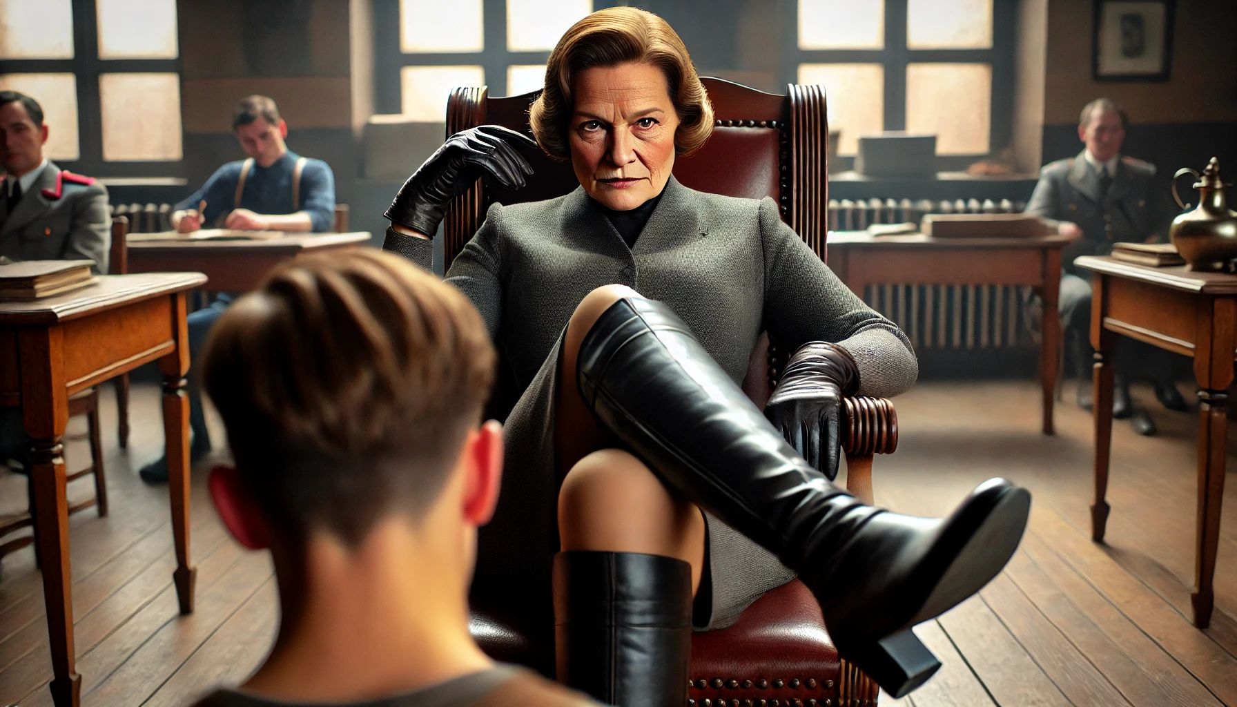 Kneel And Obey: The Relentless Domination Of Miss Wagner Over Her Intern In A World Of Strict Disciplin