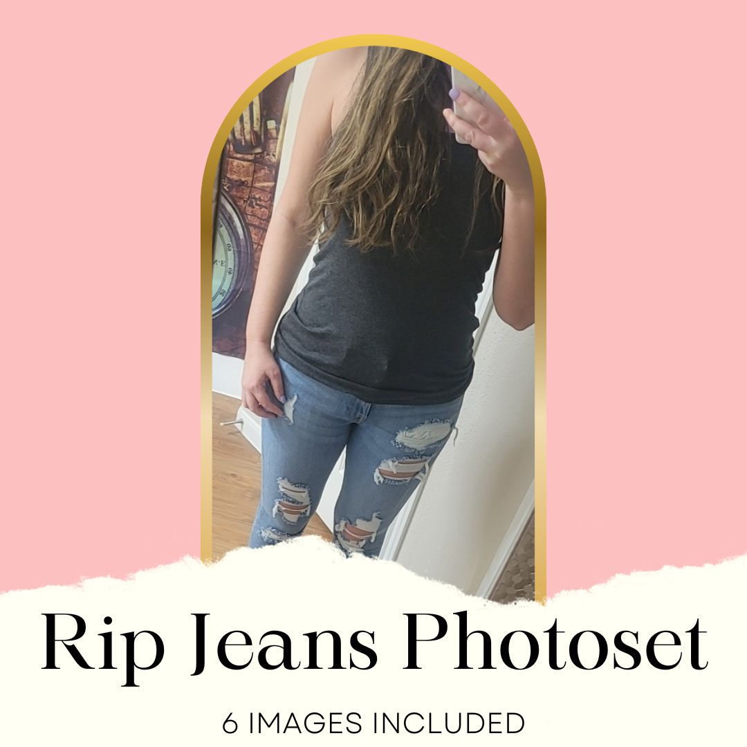 Ripped Jeans Photo Set