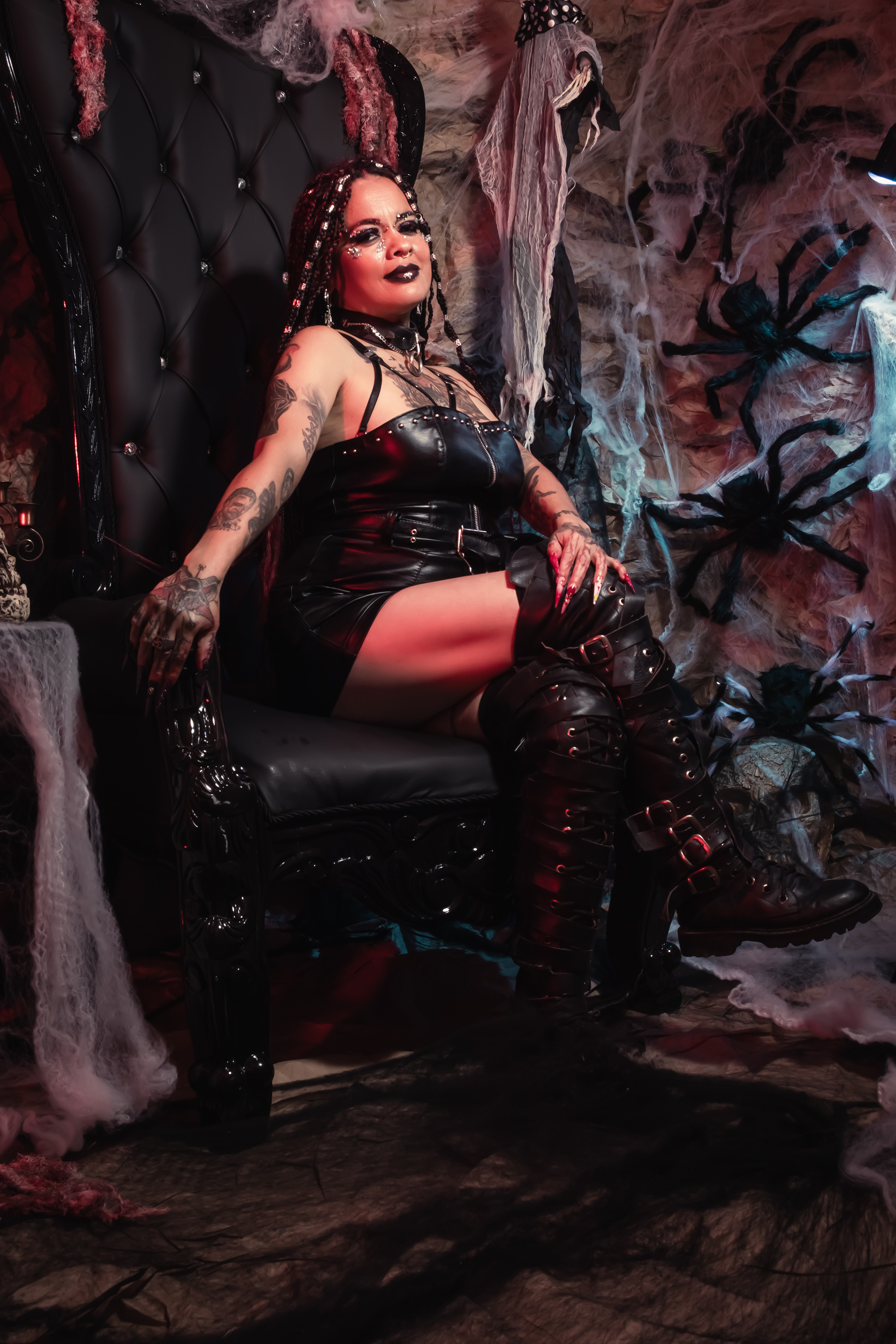 Your Queen In A Leather Dress