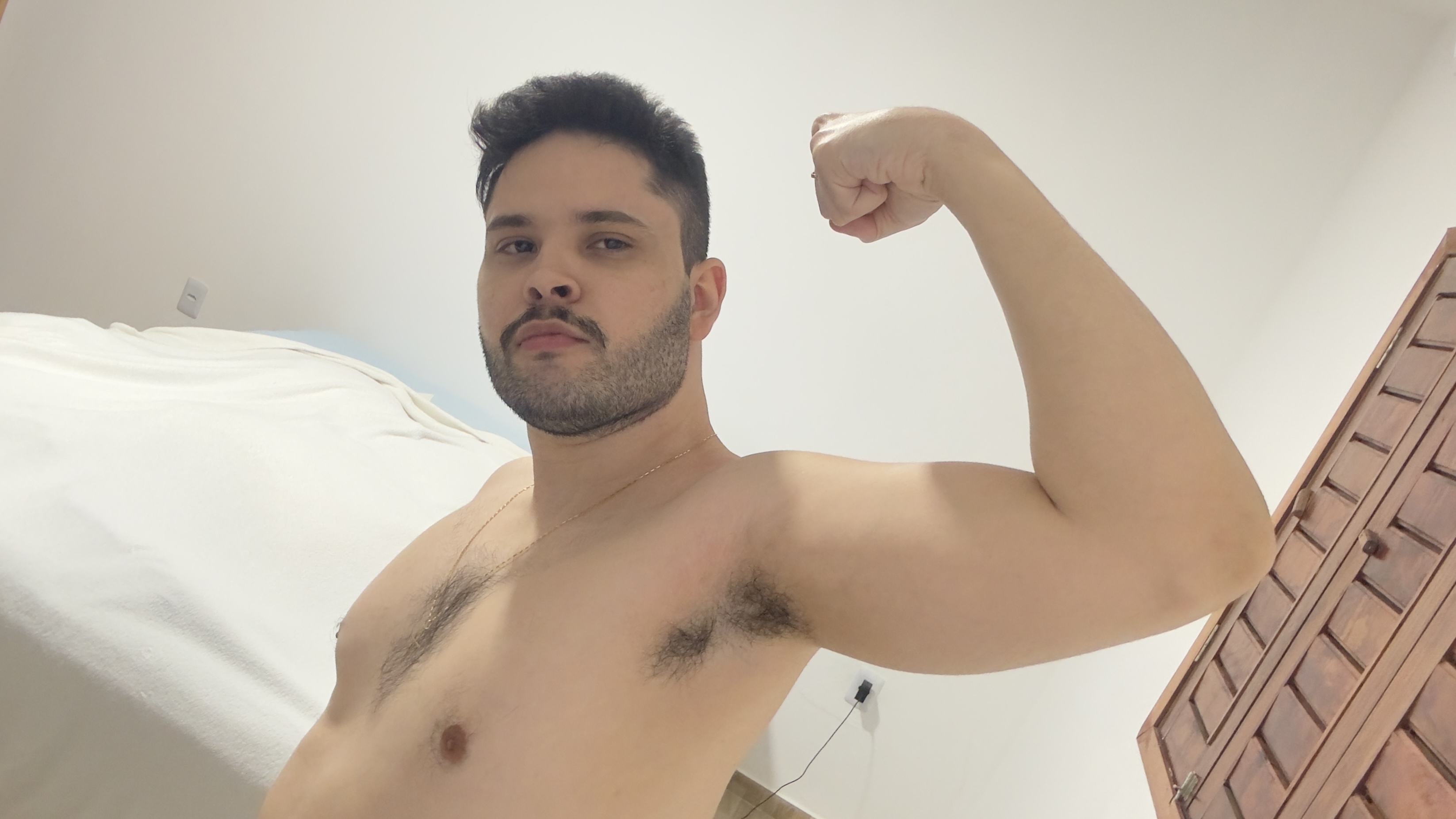 Big Dick Bearded Guy Showing Off