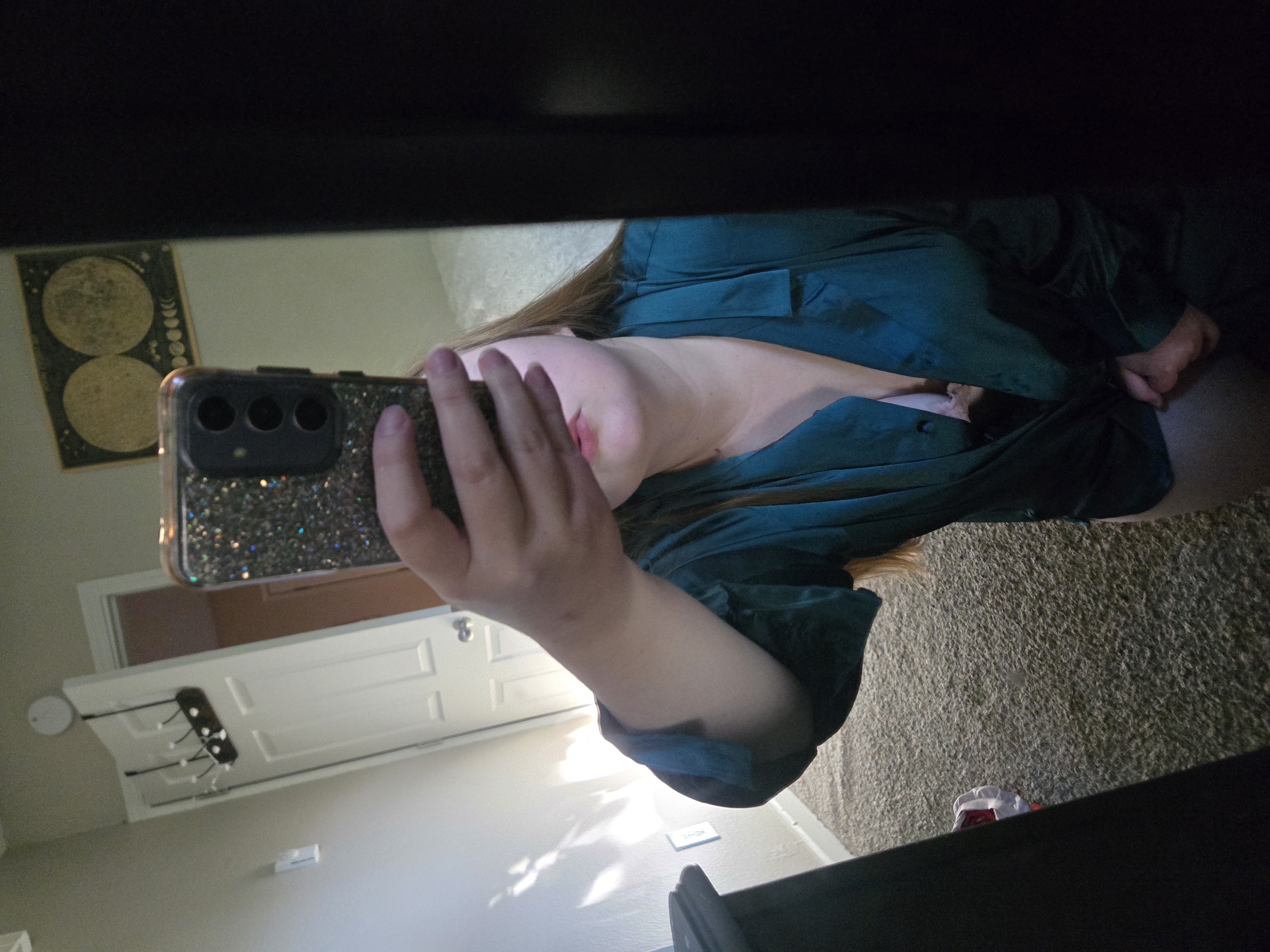 The Turquoise Silk Blouse