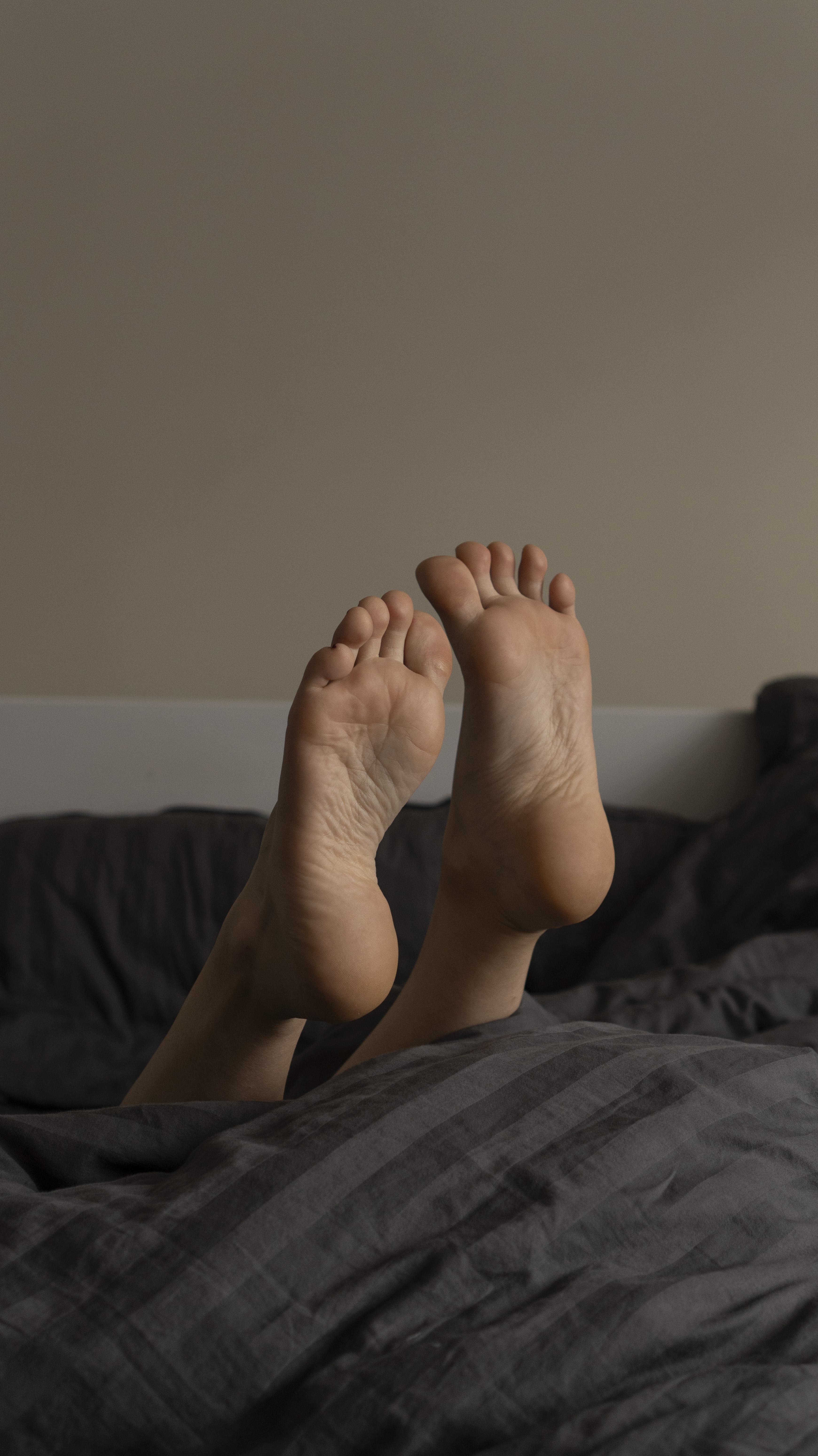 Bare Legs In Bed