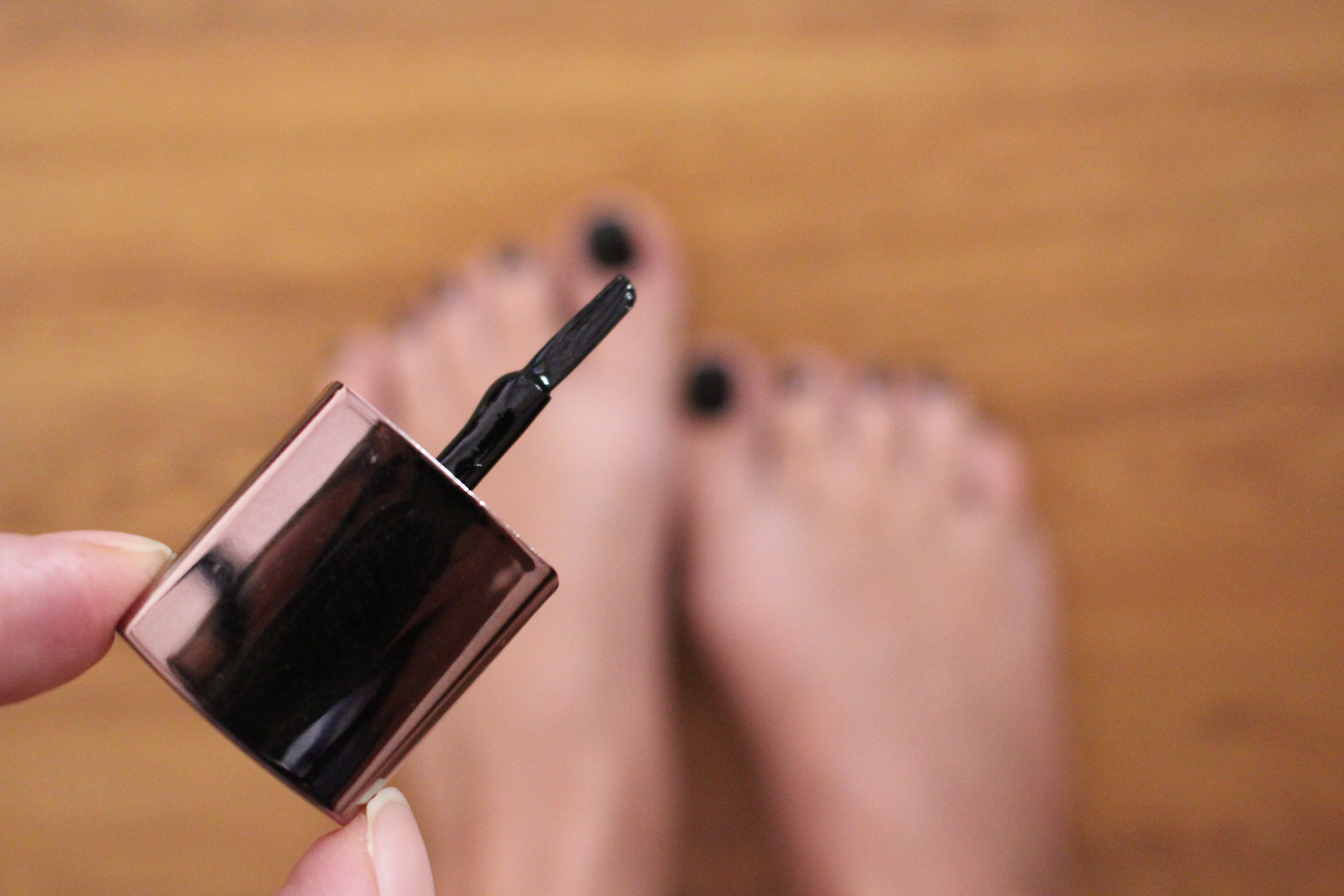 Foot Fetish- Black Nails