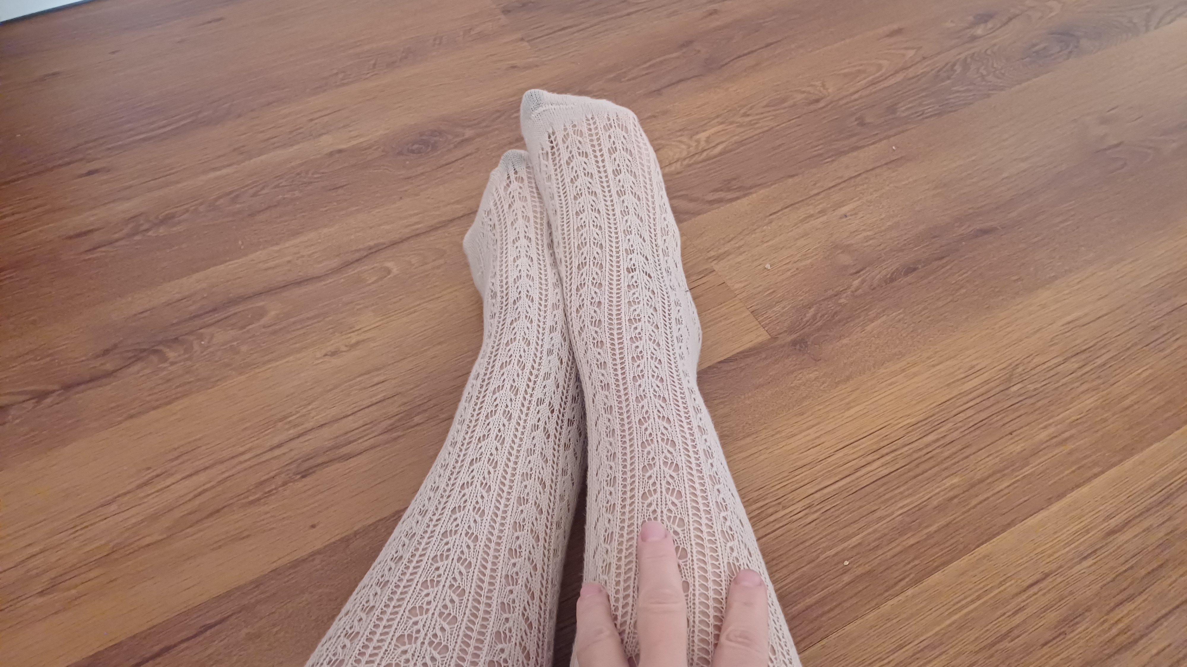 Ohh..My Fingers...Fishnet Tights