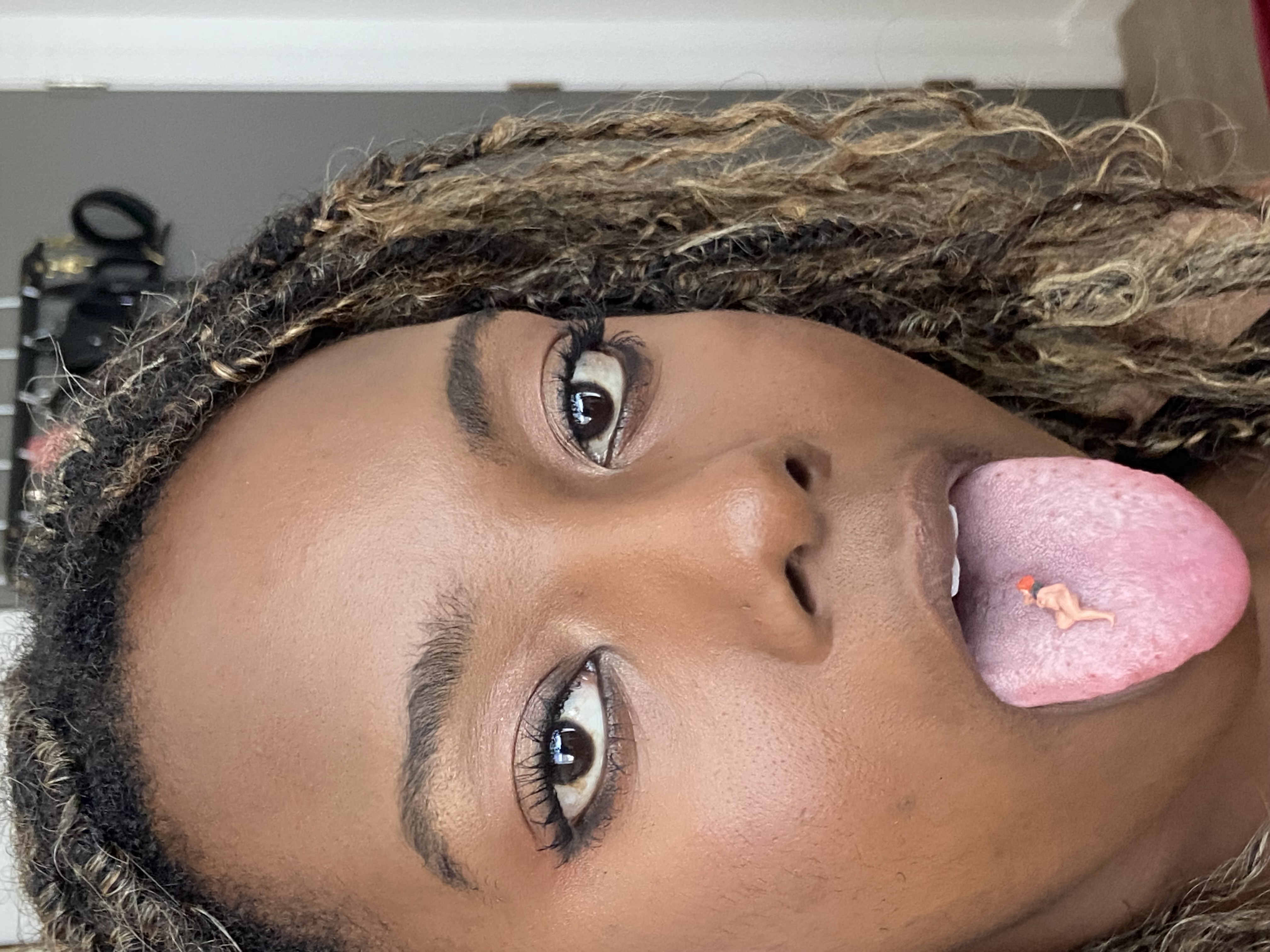 Shrunken Woman On My Beautiful Tongue