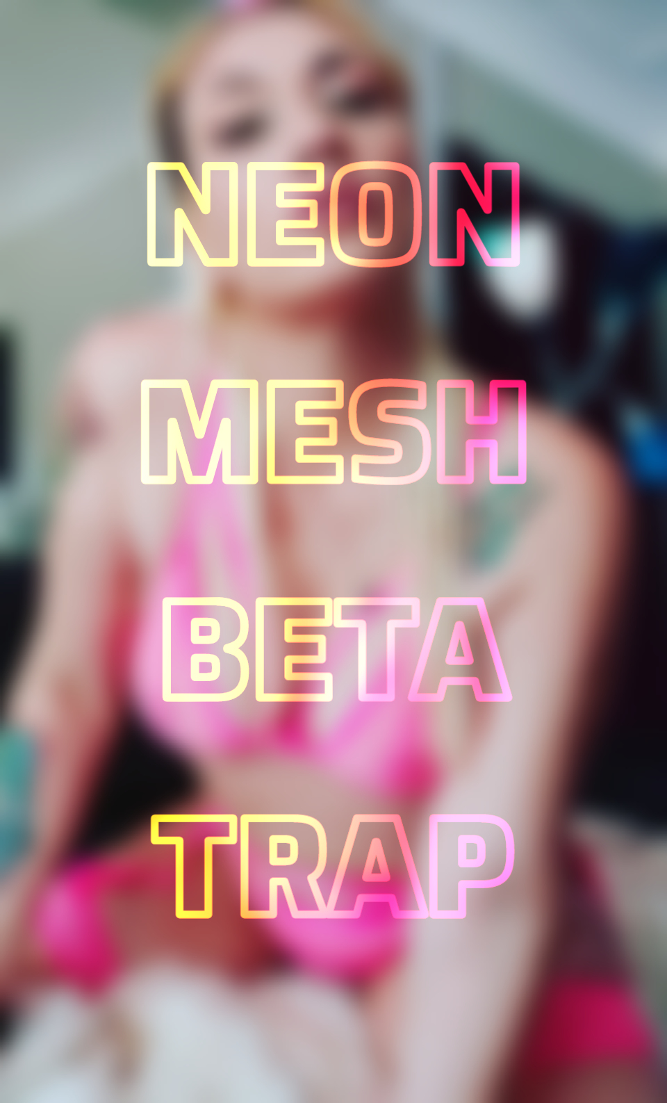 Neon Mesh Beta Pitfall- Femdom